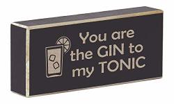 Rustic Wood Magnet Alcohol Saying Laser Engraved You Are The Gin To My Tonic Rustic Black