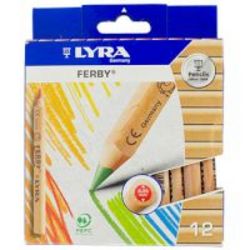 Ferby Natural Colouring Pencils Box Of 12
