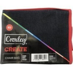 Create Denim Chair Bag With Pocket Red