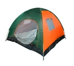 200X200CM 3 Person 2-DOOR Pop Up Tent With Windows Sunroof & Inner Lining