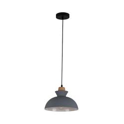 Eurolux Charlotte Pendant - 280MM - Grey