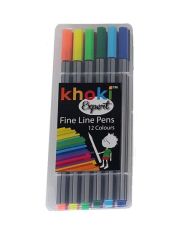 - 12 Colors Fine Line Pens