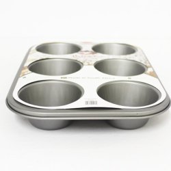 Metalix - 6 Cup Giant Muffin Pan