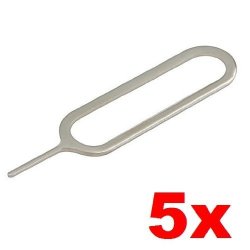 5X Sim Card Tray Eject Pin Needle For Iphone 2G 3G 3GS
