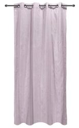 Easyhome Nostos Striped Solid Eyelet Curtain Lilac