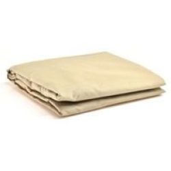 - Large Camp Cotton Fitted Sheet Natural