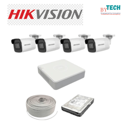 Hikvision 4 Channel Nvr 2MP Ip Cctv Kit