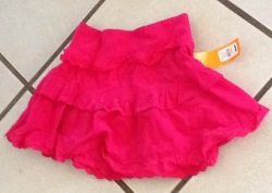 Girls Cherise Pink Codroy Skirt Size 10-11yr From Ackermans