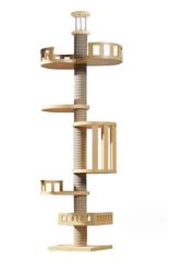 5-LEVEL Floor To Ceiling Tower Cat Tree House