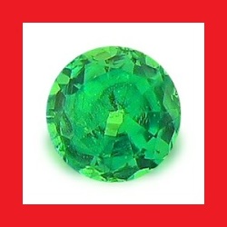Tsavorite - Rich Emerald Green Round Cut - 0.04cts