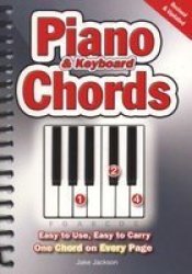Piano & Keyboard Chords - Easy-to-use Easy-to-carry One Chord On Every Page spiral Bound Revised Edition