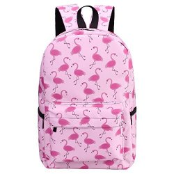 Bonamana Flamingo Backpack Fantasy Bag Rucksack School Backpack Student Travel Bags C