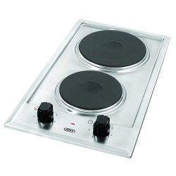 Defy Domino Stainless Steel Solid Hob With Control Switches