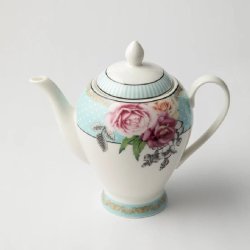 JC-7053 Wavy Rose Teapot