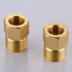 Kes Sanitary Ware Kes Faucet Supply Line Adapter 1 2 Npt Male To 9