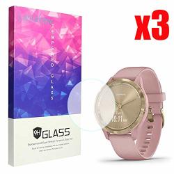 For Garmin Vivomove 3S Screen Protector Blueshaw 9H Tempered Glass Screen Protector For Garmin V Vomove 3S 39MM Smartwatch 3 Pack