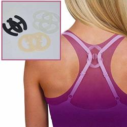 RAZOR Clips Racerback Bra Clip, Conceal Straps and Cleavage Control Bra  Clips at  Women's Clothing store