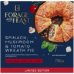 Limited Edition Spinach Mushroom & Tomato Wreath Pie 750G