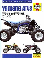 Haynes Manuals Yam YFZ450 R 04-10 2899