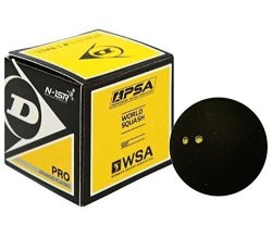 Dunlop Pro Double Yellow Dot Squash Ball 1-PACK Model: T700067 Sport & Outdoor