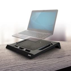 Port Connect - Laptop Cooling Stand With Fan - USB - Black