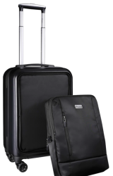 TRAVELWIZE Mark Detachable PC Upright Trolley 20 Inch Black