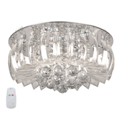 Bright Star Lighting - 27 Watt LED Ceiling Fitting With Crystals