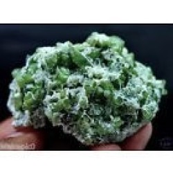 335 Ct Natural Superb Rare Afghan Green Indicolite Tourmaline Spray C w Quartz