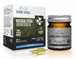 Zade Vital Natural Extra Virgin Olive Oil Serum Supports Skin Health & Diy Makeup Cosmeceuticals In Twist-off 30 Softgels Easy To Use 100% Cold