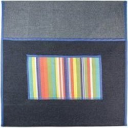 Denim 440MM Chairbag With Pocket Candy-stripe Blue