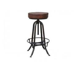 Mabibuch Industrial Style Bar Chair With An Adjustable Seat Height