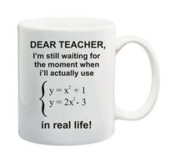 Dear Teacher I'm Still Waiting For The Moment Where I Use Algebra Mug