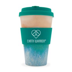 Earth Warrior Reusable Coffee Cups - 400ML Porthcurno