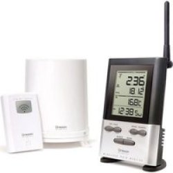 Scientific RGR126N Wireless Rain Gauge With 9 Day Memory & Outdoor Thermometer