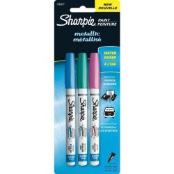Sharpie Extra-fine Metallic Paint Pen Pink blue green 1783277