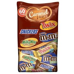 Mars Chocolate Caramel Lovers Fun Size Halloween Candy Bars Variety Mix 37.64-OUNCE 60-PIECE Bag