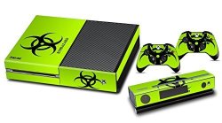 Skins Stickers For Custom Xbox One Controller And Remote Console - Protective Vinyl Decals Covers Games Accessories For Xbox 1 Modded Bundle - Biological Hazard