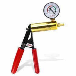 Leluv Ultima Vacuum Pump Handle With Red Grips With Gauge