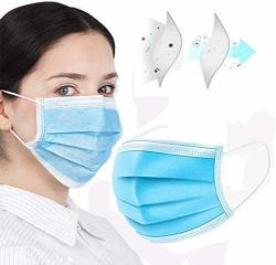 50 Disposable Face Masks Surgical Medical Dental Industrial Quality 3-PLY New