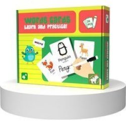Learn And Practice Words Cards 26PIECES