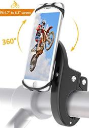Bike Mount Bovon Universal Bicycle Phone Holder Adjustable Silicone Handlebar Rack For Iphone X 8 7 6 6S Plus Samsung Galaxy S9 S8