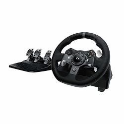 Logitech G920 Driving Force Racing Wheel And Floor Pedals Real Force Feedback Stainless Steel Paddle Shifters Leather Steering Wheel Cover For Xbox Series X|s