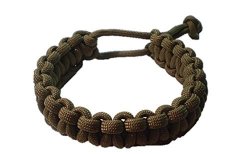 Mad Max Adjustable Paracord Survival Bracelet Tom Hardy Fury Road Coyote Brown 6 - 6 1 2 Inch