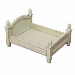 Luckycyc Baby Small Photography Bed Cot Baby Photo Studio Photography Props Newborn Small Wooden Crib For Baby Boys Girls Or Photo Home Accessories