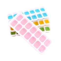 Bpa Free Stackable Ice Cube Tray With Lid Easy Pop Ice Cube Maker - Pack Of 4
