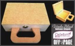 Celebr8 Off The Page Wooden Blank - Mini Suitcase 180 X 125 X 63mm