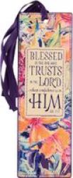 Blessed Is The One Jeremiah 17:7 Pagemarker Leather Fine Binding
