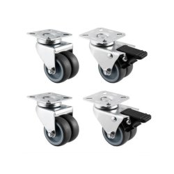 Mustek Bat Box Casters 2X Break 2X Std