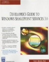 Developer's Guide to the Windows SharePoint Services v3 Platform Charles River Media Programming