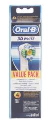 Oral-b-3d White-electric Toothbrush-replacement Heads-4 Pack